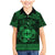 Personalized Flintshire Sir y Fflint Family Matching Mermaid Dress and Hawaiian Shirt Green Four Choughs Celtic-inspired - Wonder Print Shop