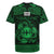Personalized Flintshire Sir y Fflint Rugby Jersey Green Four Choughs Celtic-inspired - Wonder Print Shop