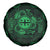 Personalized Flintshire Sir y Fflint Spare Tire Cover Green Four Choughs Celtic-inspired - Wonder Print Shop