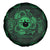 Personalized Flintshire Sir y Fflint Spare Tire Cover Green Four Choughs Celtic-inspired - Wonder Print Shop