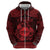 Personalized Flintshire Sir y Fflint Hoodie Red Four Choughs Celtic-inspired - Wonder Print Shop