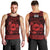 Personalized Flintshire Sir y Fflint Men Tank Top Red Four Choughs Celtic-inspired - Wonder Print Shop