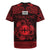 Personalized Flintshire Sir y Fflint Rugby Jersey Red Four Choughs Celtic-inspired - Wonder Print Shop