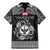 Personalized Glamorgan Morgannwg Family Matching Mermaid Dress and Hawaiian Shirt Black Raven Celtic-inspired - Wonder Print Shop