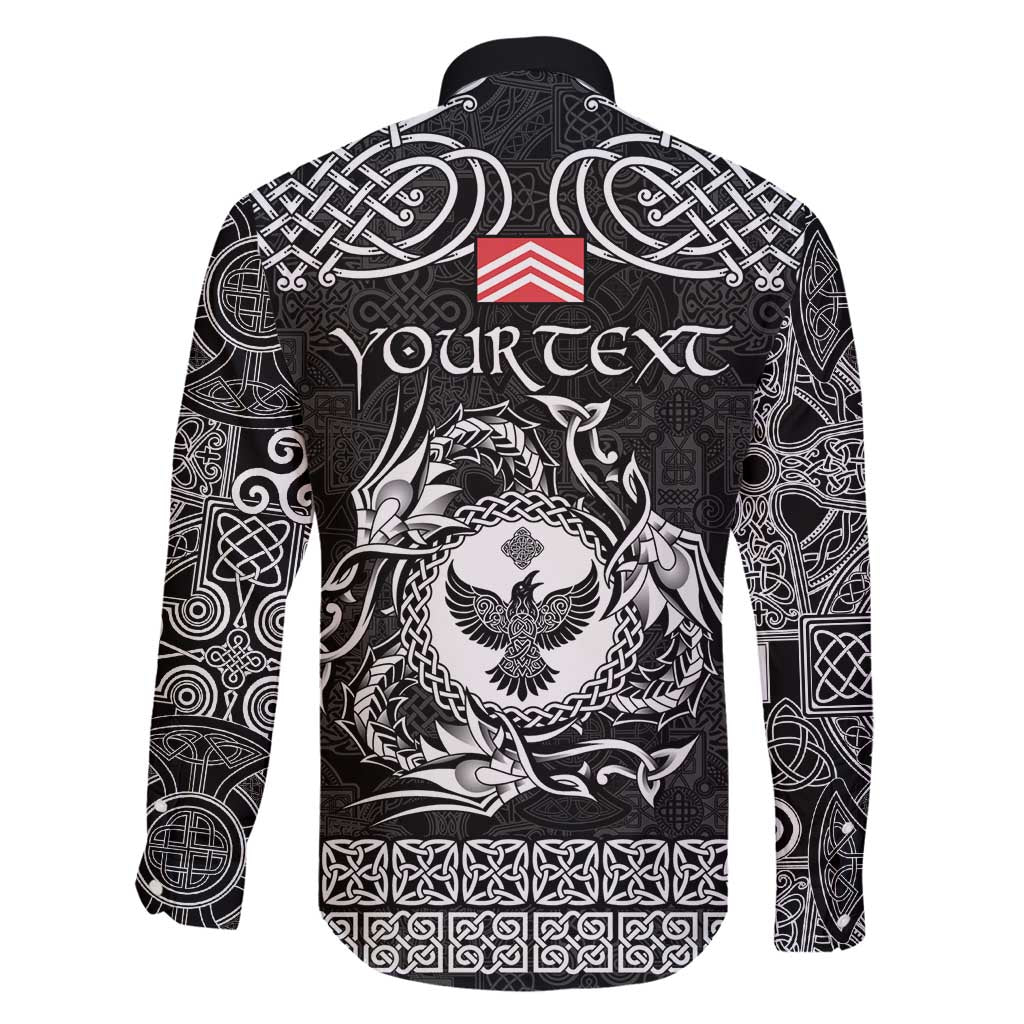 Personalized Glamorgan Morgannwg Family Matching Puletasi and Hawaiian Shirt Black Raven Celtic-inspired - Wonder Print Shop