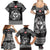 Personalized Glamorgan Morgannwg Family Matching Summer Maxi Dress and Hawaiian Shirt Black Raven Celtic-inspired - Wonder Print Shop