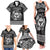 Personalized Glamorgan Morgannwg Family Matching Tank Maxi Dress and Hawaiian Shirt Black Raven Celtic-inspired - Wonder Print Shop