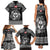 Personalized Glamorgan Morgannwg Family Matching Tank Maxi Dress and Hawaiian Shirt Black Raven Celtic-inspired - Wonder Print Shop