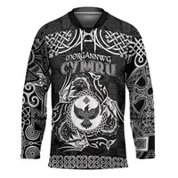 Personalized Glamorgan Morgannwg Hockey Jersey Black Raven Celtic-inspired - Wonder Print Shop