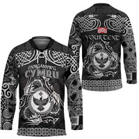 Personalized Glamorgan Morgannwg Hockey Jersey Black Raven Celtic-inspired - Wonder Print Shop