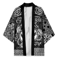 Personalized Glamorgan Morgannwg Kimono Black Raven Celtic-inspired - Wonder Print Shop