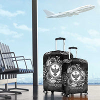 Personalized Glamorgan Morgannwg Luggage Cover Black Raven Celtic-inspired - Wonder Print Shop