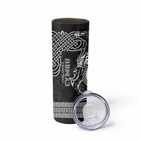Personalized Glamorgan Morgannwg Skinny Tumbler Black Raven Celtic-inspired - Wonder Print Shop