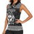 Personalized Glamorgan Morgannwg Women Sleeveless Polo Shirt Black Raven Celtic-inspired - Wonder Print Shop