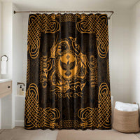 Personalized Glamorgan Morgannwg Bathroom Set Gold Raven Celtic-inspired - Wonder Print Shop