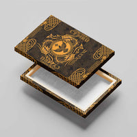 Personalized Glamorgan Morgannwg Canvas Wall Art Gold Raven Celtic-inspired - Wonder Print Shop