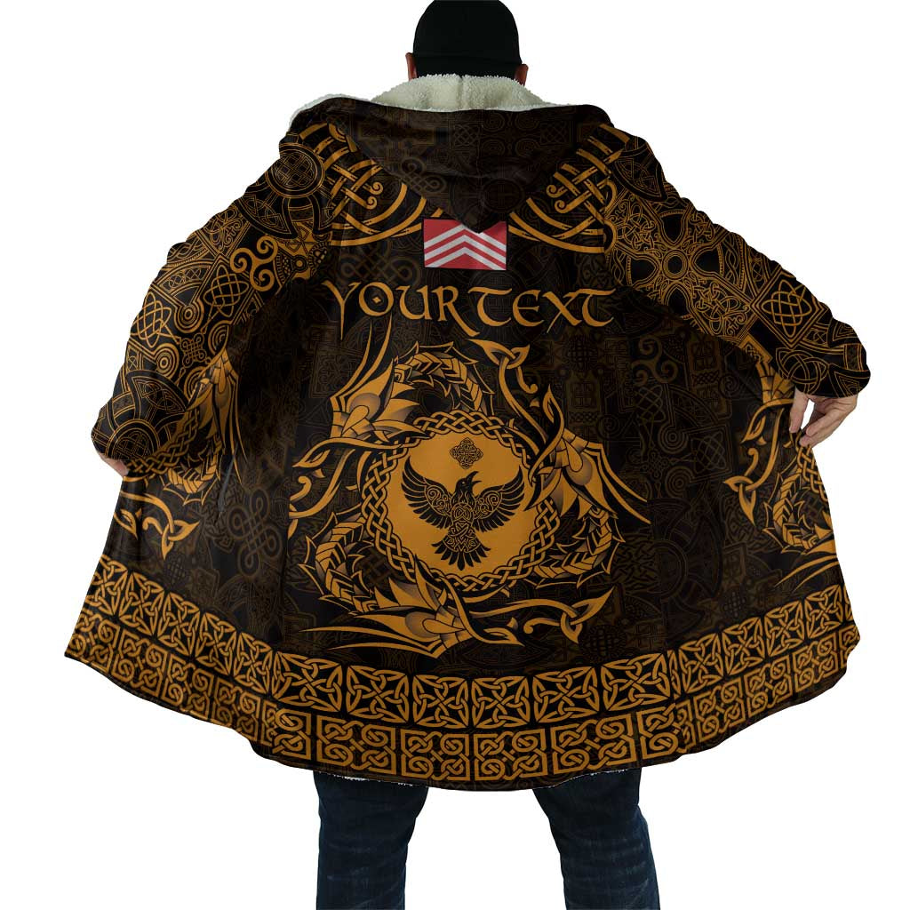 Personalized Glamorgan Morgannwg Cloak Gold Raven Celtic-inspired - Wonder Print Shop