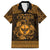 Personalized Glamorgan Morgannwg Family Matching Tank Maxi Dress and Hawaiian Shirt Gold Raven Celtic-inspired - Wonder Print Shop