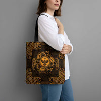 Personalized Glamorgan Morgannwg Tote Bag Gold Raven Celtic-inspired - Wonder Print Shop