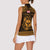 Personalized Glamorgan Morgannwg Women Sleeveless Polo Shirt Gold Raven Celtic-inspired - Wonder Print Shop