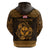 Personalized Glamorgan Morgannwg Zip Hoodie Gold Raven Celtic-inspired - Wonder Print Shop