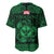 Personalized Glamorgan Morgannwg Baseball Jersey Green Raven Celtic-inspired - Wonder Print Shop