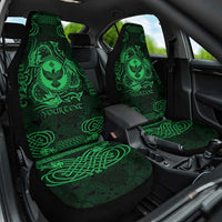 Personalized Glamorgan Morgannwg Car Seat Cover Green Raven Celtic-inspired - Wonder Print Shop