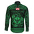 Personalized Glamorgan Morgannwg Family Matching Long Sleeve Bodycon Dress and Hawaiian Shirt Green Raven Celtic-inspired - Wonder Print Shop