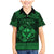 Personalized Glamorgan Morgannwg Family Matching Mermaid Dress and Hawaiian Shirt Green Raven Celtic-inspired - Wonder Print Shop
