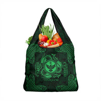 Personalized Glamorgan Morgannwg Grocery Bag Green Raven Celtic-inspired - Wonder Print Shop