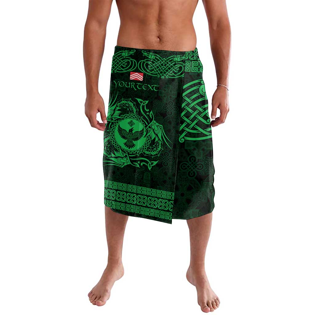 Personalized Glamorgan Morgannwg Lavalava Green Raven Celtic-inspired - Wonder Print Shop