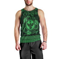 Personalized Glamorgan Morgannwg Men Tank Top Green Raven Celtic-inspired - Wonder Print Shop