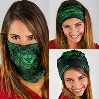 Personalized Glamorgan Morgannwg Neck Gaiter Green Raven Celtic-inspired - Wonder Print Shop