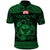 Personalized Glamorgan Morgannwg Polo Shirt Green Raven Celtic-inspired - Wonder Print Shop
