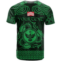 Personalized Glamorgan Morgannwg T Shirt Green Raven Celtic-inspired - Wonder Print Shop