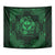 Personalized Glamorgan Morgannwg Tapestry Green Raven Celtic-inspired - Wonder Print Shop
