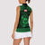 Personalized Glamorgan Morgannwg Women Sleeveless Polo Shirt Green Raven Celtic-inspired - Wonder Print Shop