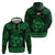 Personalized Glamorgan Morgannwg Zip Hoodie Green Raven Celtic-inspired - Wonder Print Shop