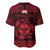 Personalized Glamorgan Morgannwg Baseball Jersey Red Raven Celtic-inspired - Wonder Print Shop