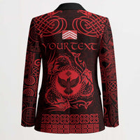 Personalized Glamorgan Morgannwg Blazer Red Raven Celtic-inspired - Wonder Print Shop