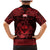 Personalized Glamorgan Morgannwg Family Matching Mermaid Dress and Hawaiian Shirt Red Raven Celtic-inspired - Wonder Print Shop