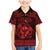 Personalized Glamorgan Morgannwg Family Matching Mermaid Dress and Hawaiian Shirt Red Raven Celtic-inspired - Wonder Print Shop