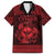 Personalized Glamorgan Morgannwg Family Matching Short Sleeve Bodycon Dress and Hawaiian Shirt Red Raven Celtic-inspired - Wonder Print Shop