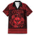 Personalized Glamorgan Morgannwg Family Matching Summer Maxi Dress and Hawaiian Shirt Red Raven Celtic-inspired - Wonder Print Shop
