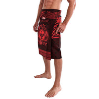 Personalized Glamorgan Morgannwg Lavalava Red Raven Celtic-inspired - Wonder Print Shop
