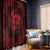 Personalized Glamorgan Morgannwg Window Curtain Red Raven Celtic-inspired - Wonder Print Shop