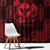 Personalized Glamorgan Morgannwg Window Curtain Red Raven Celtic-inspired - Wonder Print Shop