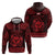 Personalized Glamorgan Morgannwg Zip Hoodie Red Raven Celtic-inspired - Wonder Print Shop