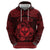 Personalized Glamorgan Morgannwg Zip Hoodie Red Raven Celtic-inspired - Wonder Print Shop
