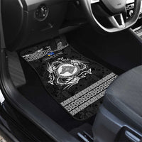 Personalized Merionethshire Meirionnydd Car Mats Black Wolf Celtic-inspired - Wonder Print Shop